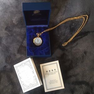 Halcyon Days Enamels Pendant Watch
